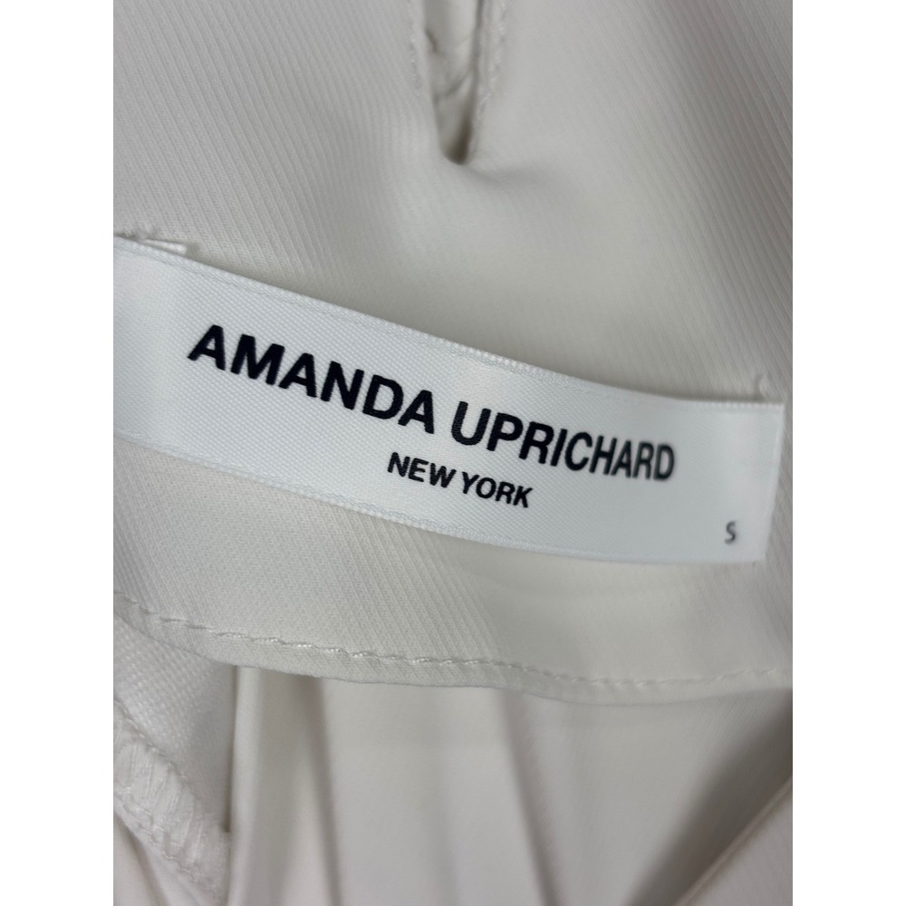 Revolve Amanda Uprichard Womens Lowell Jumpsuit Sz Small Ivory Minimalist Resort - Picture 9 of 11
